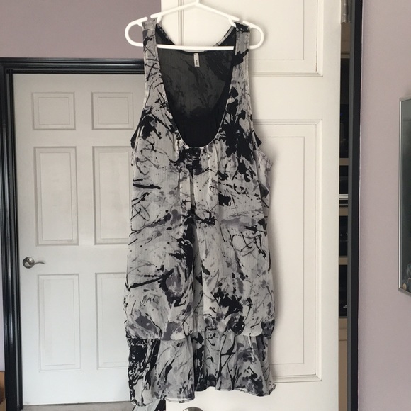 audrey Dresses & Skirts - Audrey black & grey sleeveless mini dress.
